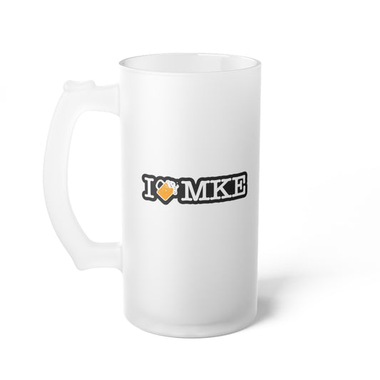 I Beer MKE Frosted Beer Mug - 1