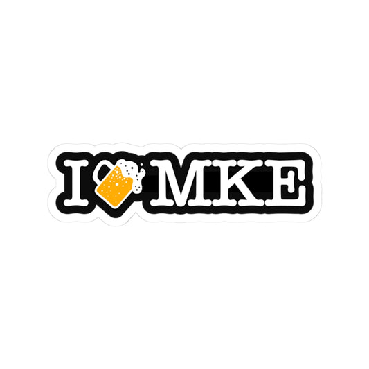 I Beer MKE Sticker - 1
