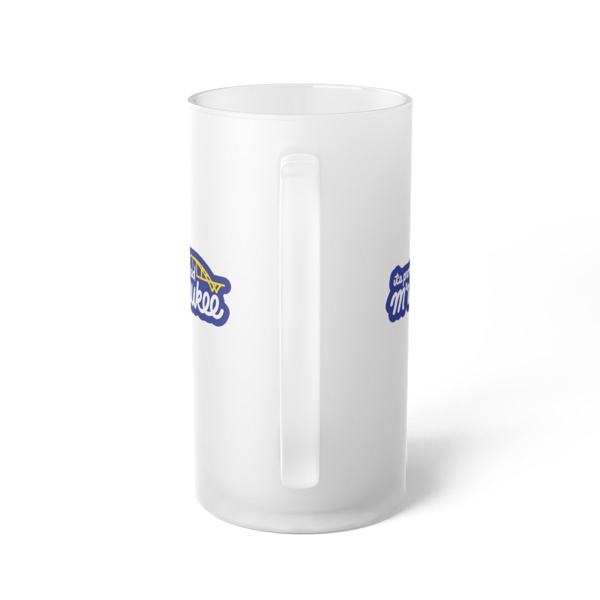 It's Pronounced M'Waukee Frosted Beer Mug - 4