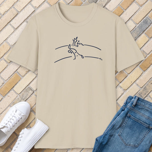 Long Time Coming tee - Sand - front