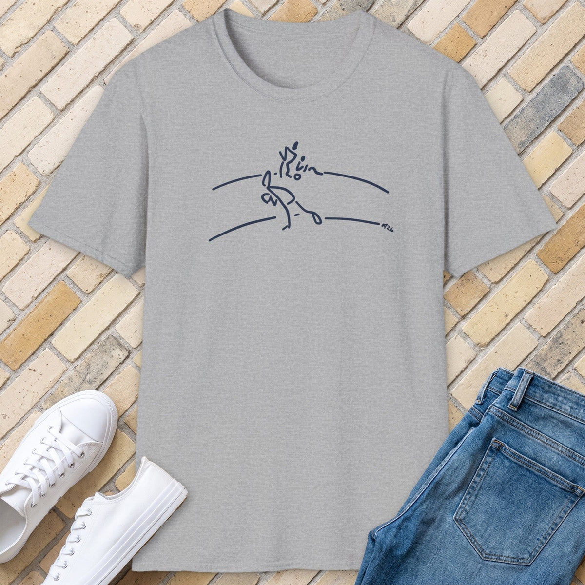 Long Time Coming tee - Sport Grey - front