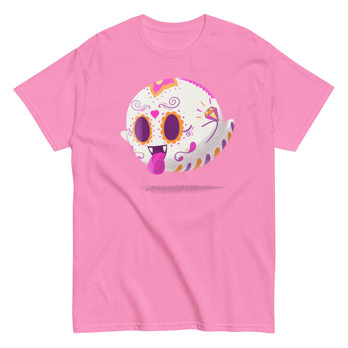 Boo from Mario Bros PopMuertos - Sugar Skull T-Shirt