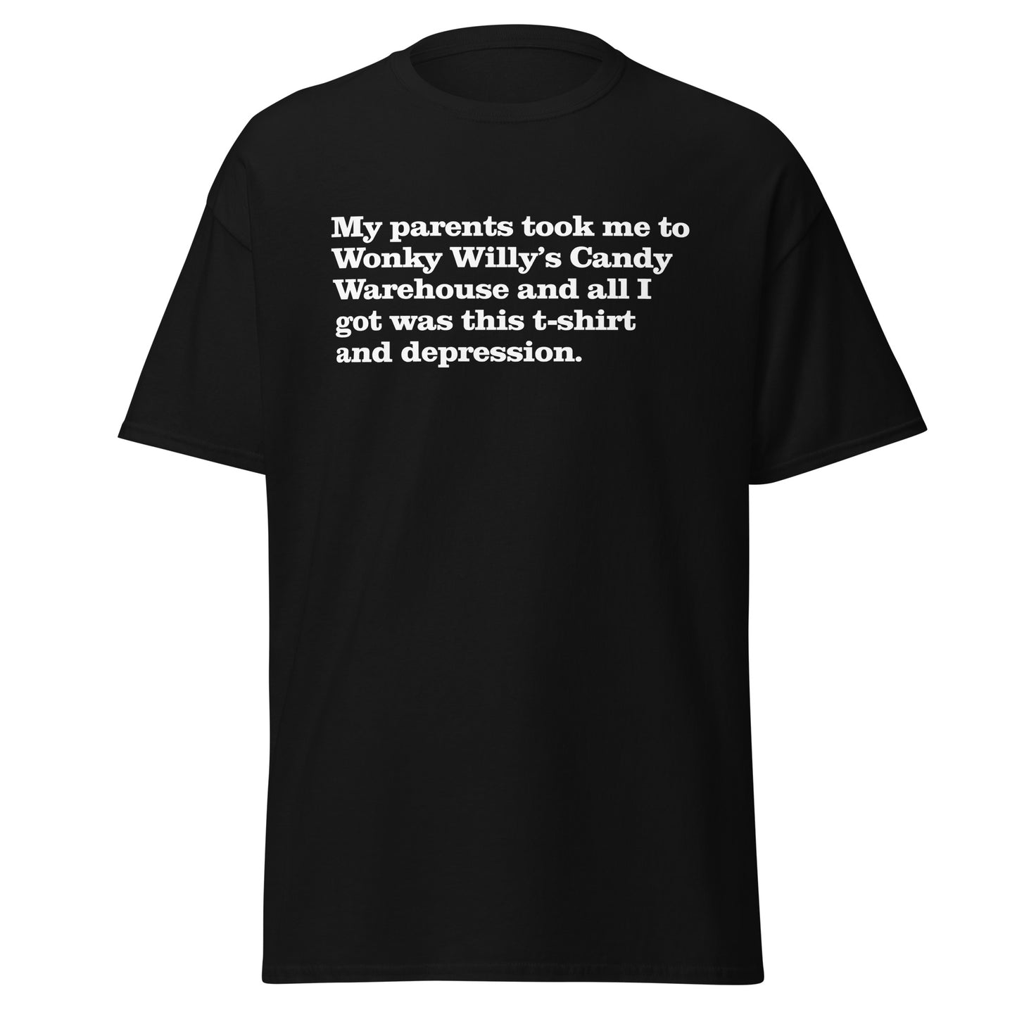 Wonky Willy's Scottish Candy Warehouse Scam Experience T-Shirt