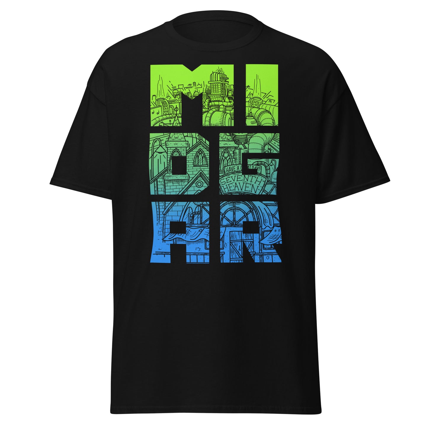Midgar - Places Series T-Shirt for RPG Video Game Gamers