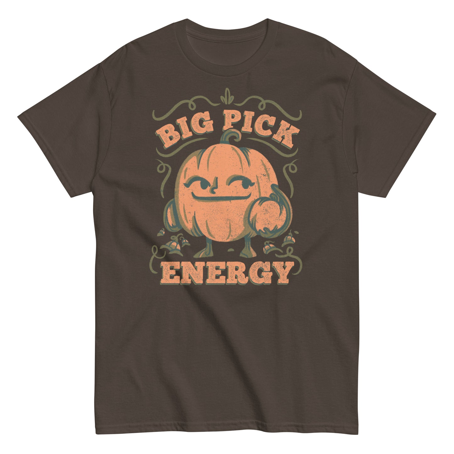 Big Pick Energy - Funny Halloween Pumpkin Picking T-Shirt for Pumpkin Patch