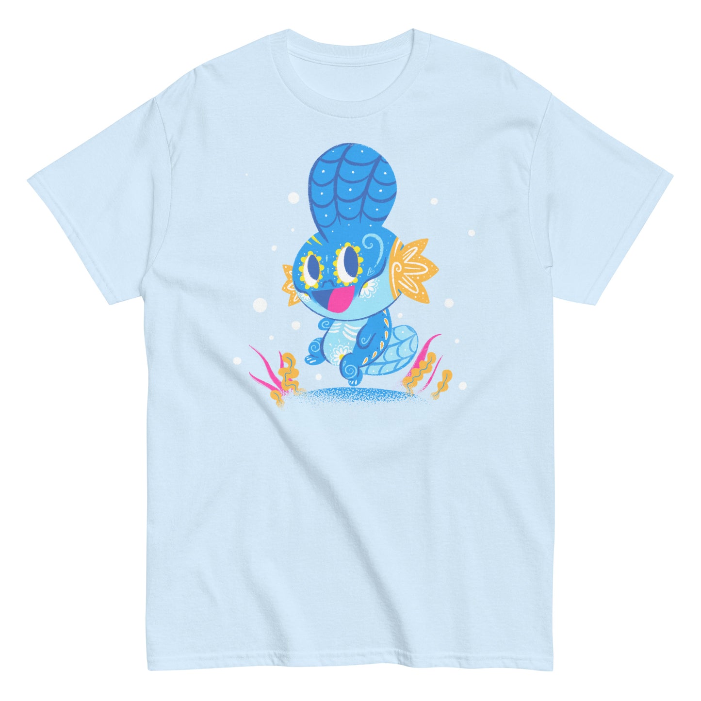 Mudkip - Pokemon PopMuertos Sugar Skull T-Shirt