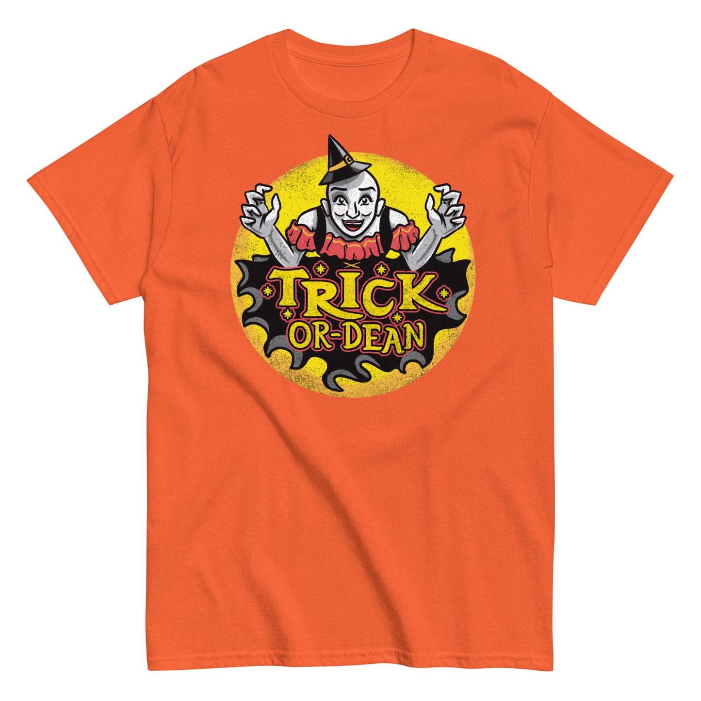 Trick or Dean -  Halloween T-Shirt Funny for TV Fans of Community Dean Pelton Spirit Halloween Parody