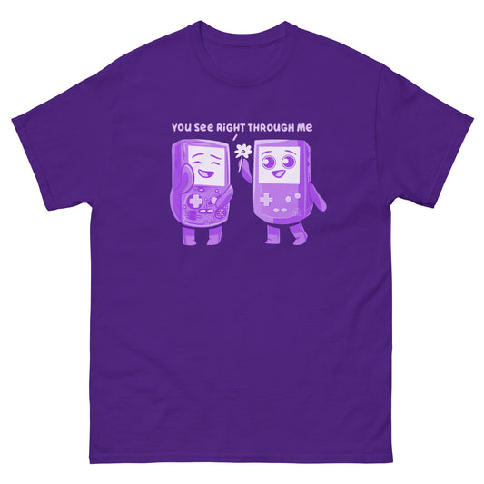 You see right through me - See through gameboy for retro gaming fans T-Shirt