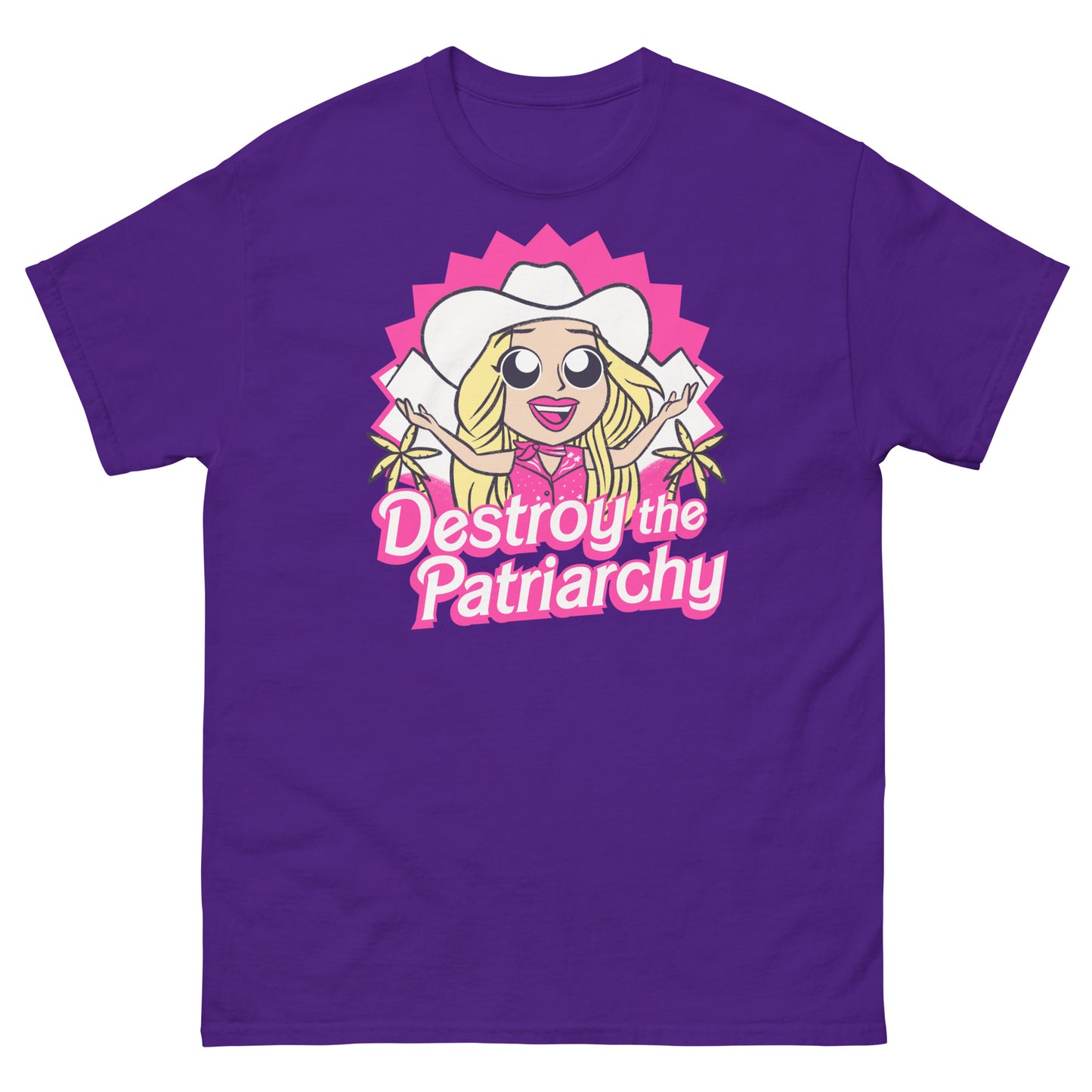 Destroy The Patriarchy Barbie Movie Feminist T-Shirt