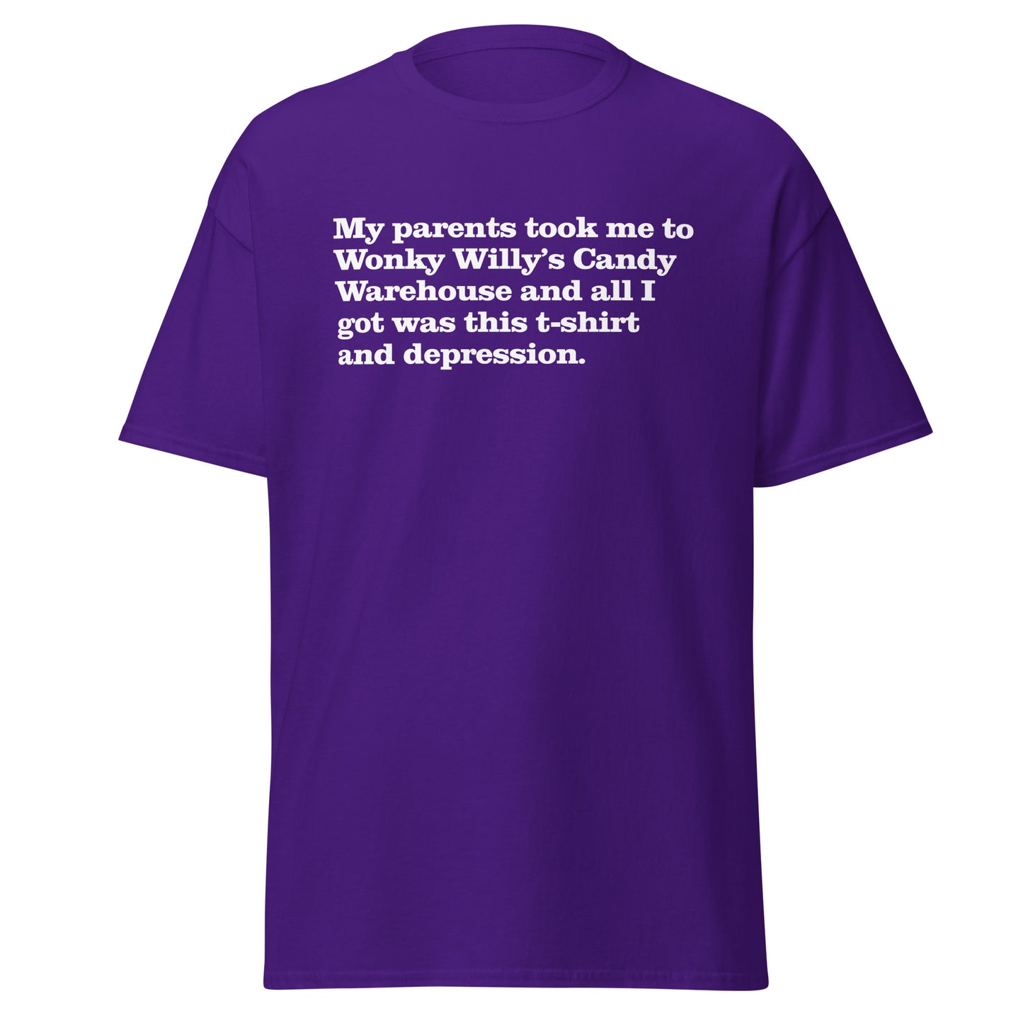 Wonky Willy's Scottish Candy Warehouse Scam Experience T-Shirt