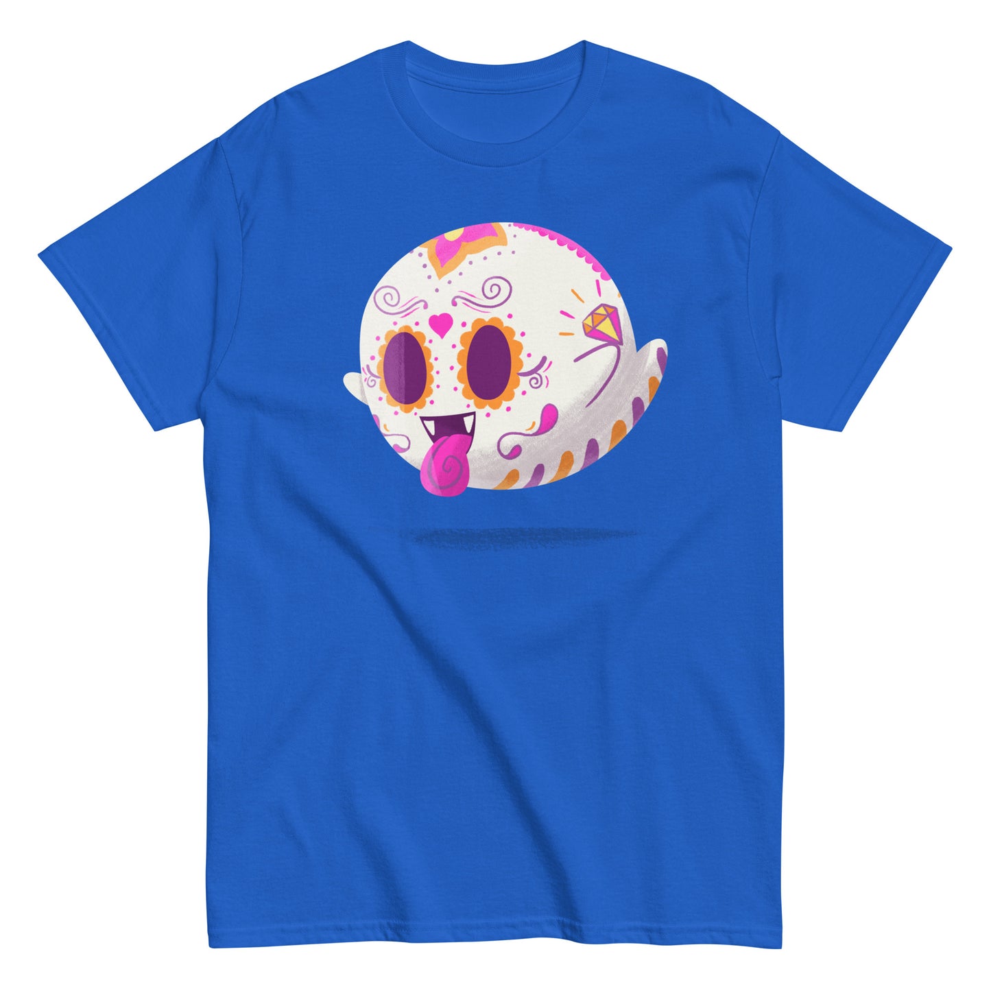 Boo from Mario Bros PopMuertos - Sugar Skull T-Shirt