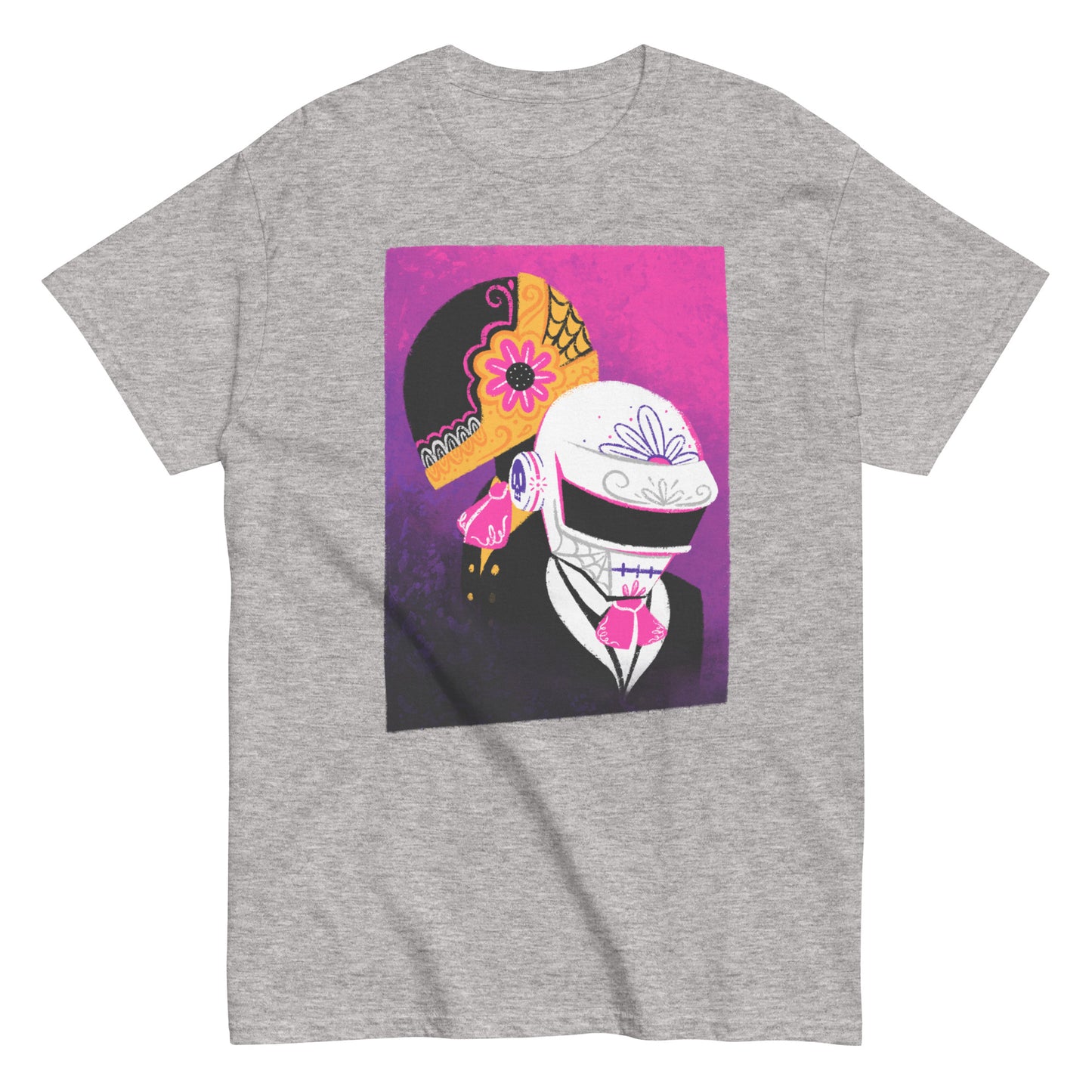 Daft Punk PopMuertos Sugar Skulls T-Shirt