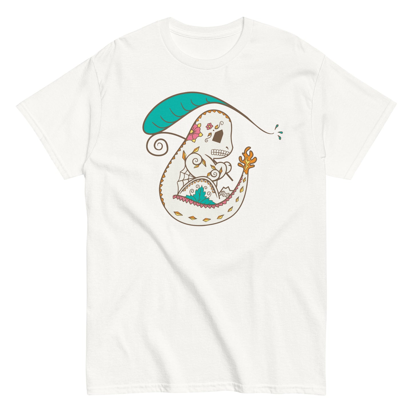 Charmander - Pokemon PopMuertos Sugar Skull T-Shirt