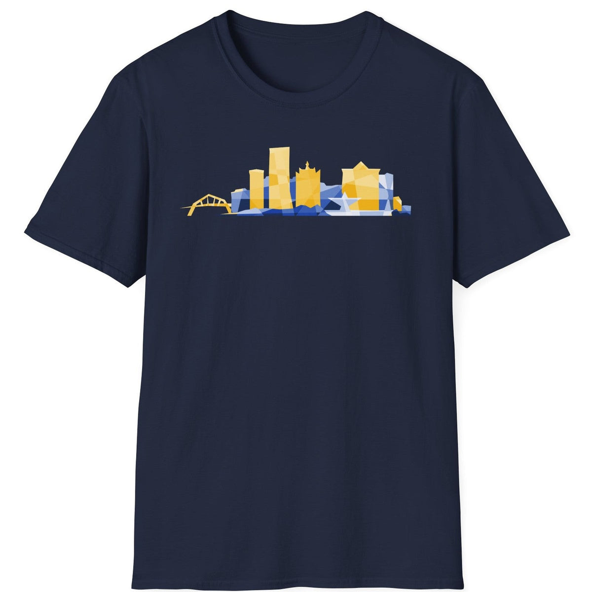 Milwaukee Skyline City Colors tee - Navy - front