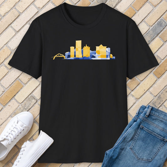 Milwaukee Skyline City Colors tee - Black - front