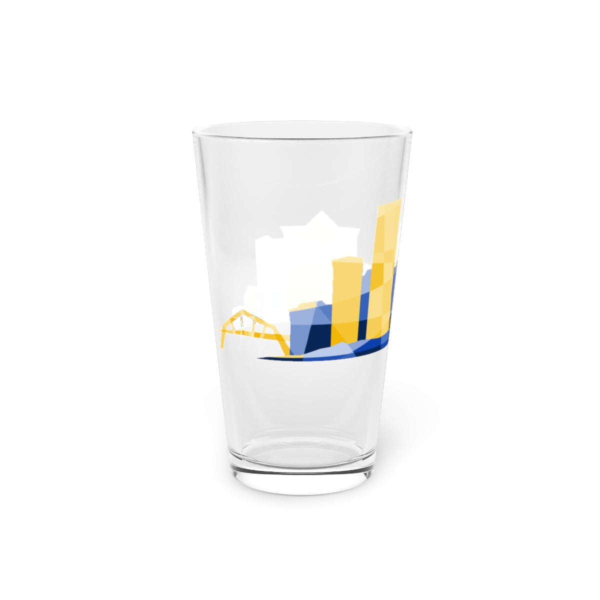 Milwaukee Skyline City Colors Pint Glass - 2