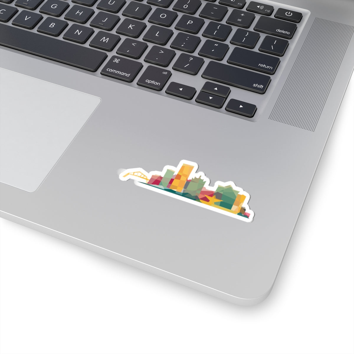 Milwaukee Skyline Earth Tones Sticker - 2
