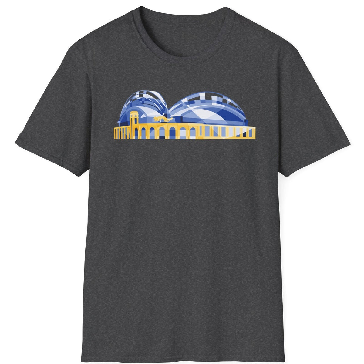 Milwaukee Stadium tee - Dark Heather - front