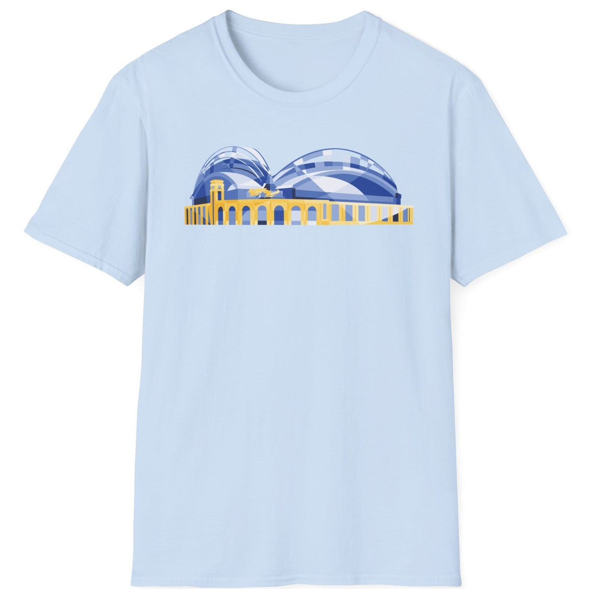 Milwaukee Stadium tee - Light Blue - front