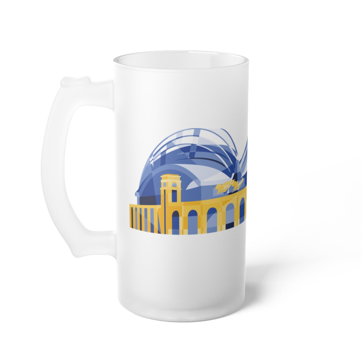 Milwaukee Stadium Frosted Beer Mug - 2