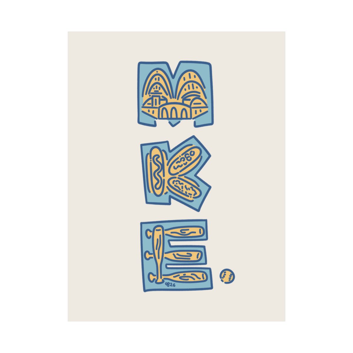 MKE Ballpark Print - 10