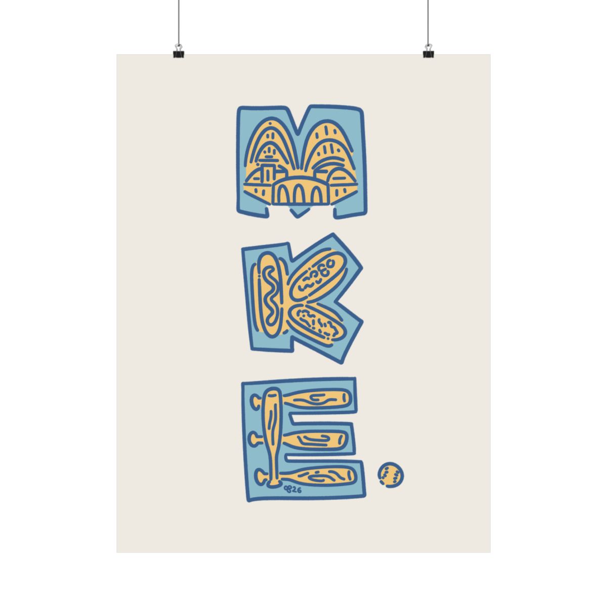 MKE Ballpark Print - 3