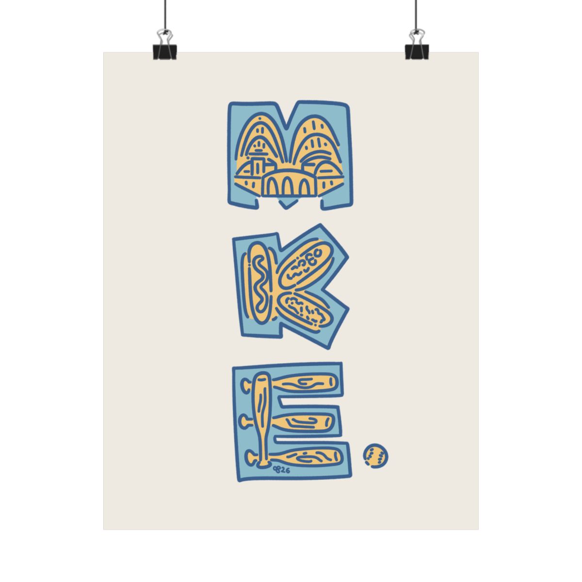 MKE Ballpark Print - 1