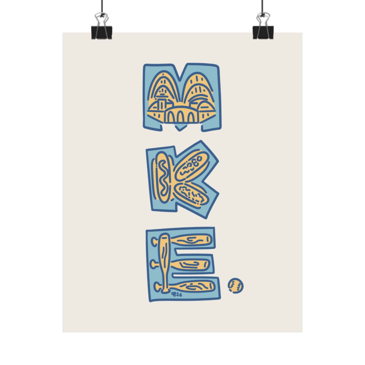 MKE Ballpark Print - 2