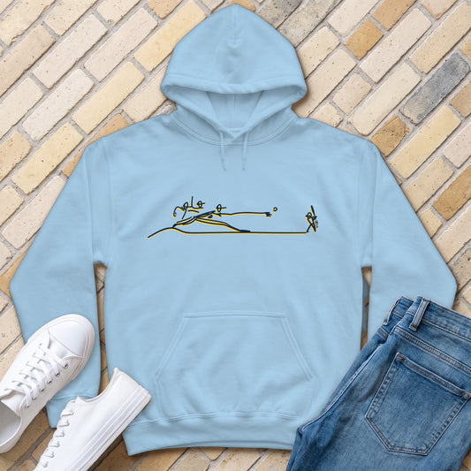 Speed Plus Extension Hoodie - Light Blue - front