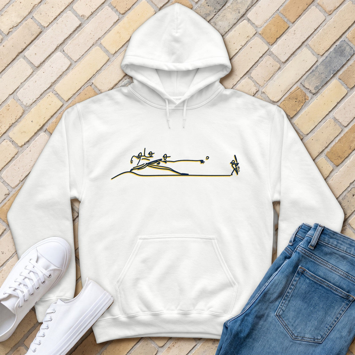 Speed Plus Extension Hoodie - White - front