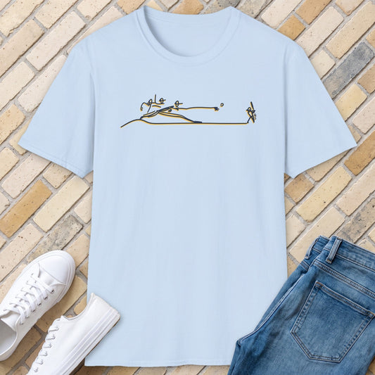 Speed Plus Extension tee - Light Blue - front