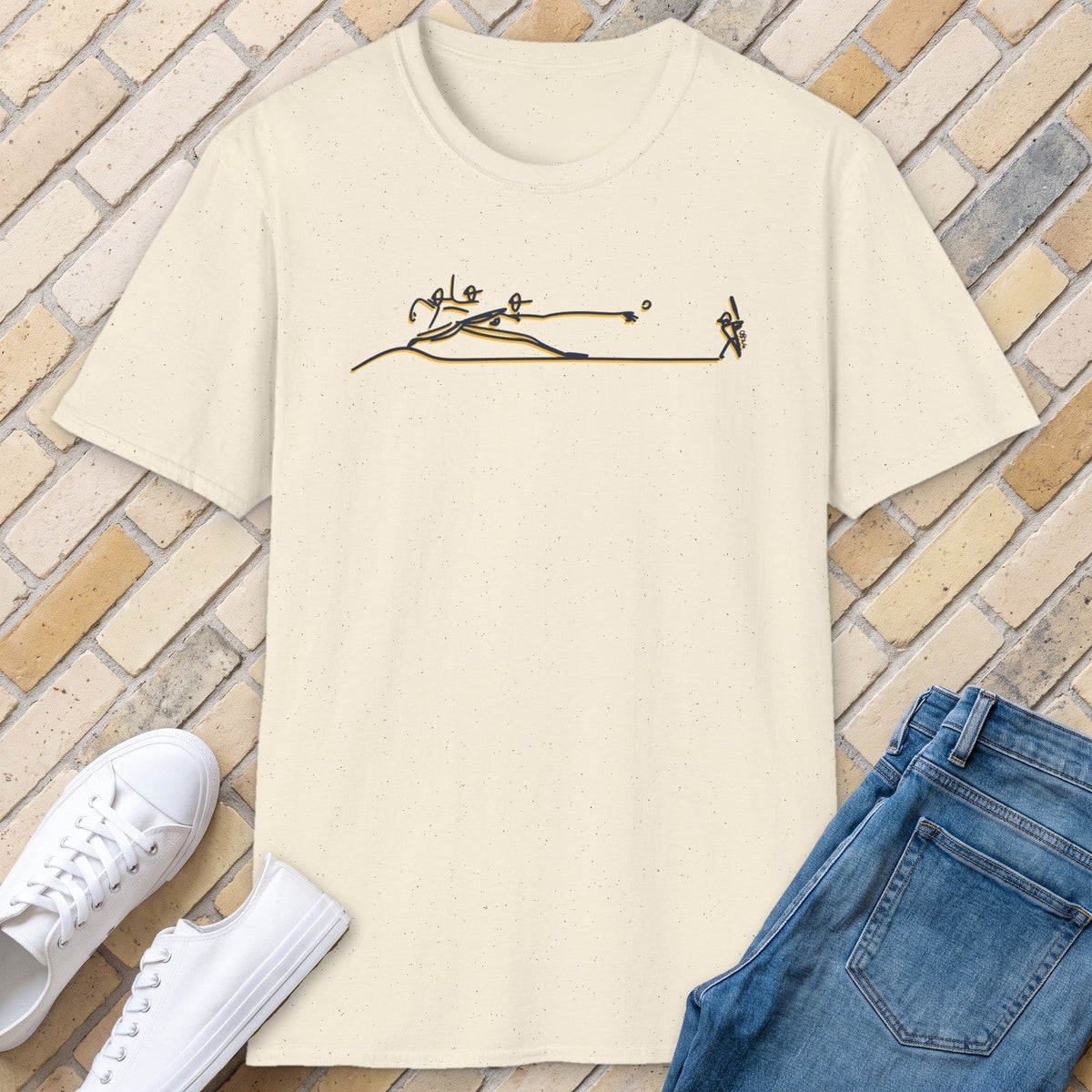 Speed Plus Extension tee - Natural - front