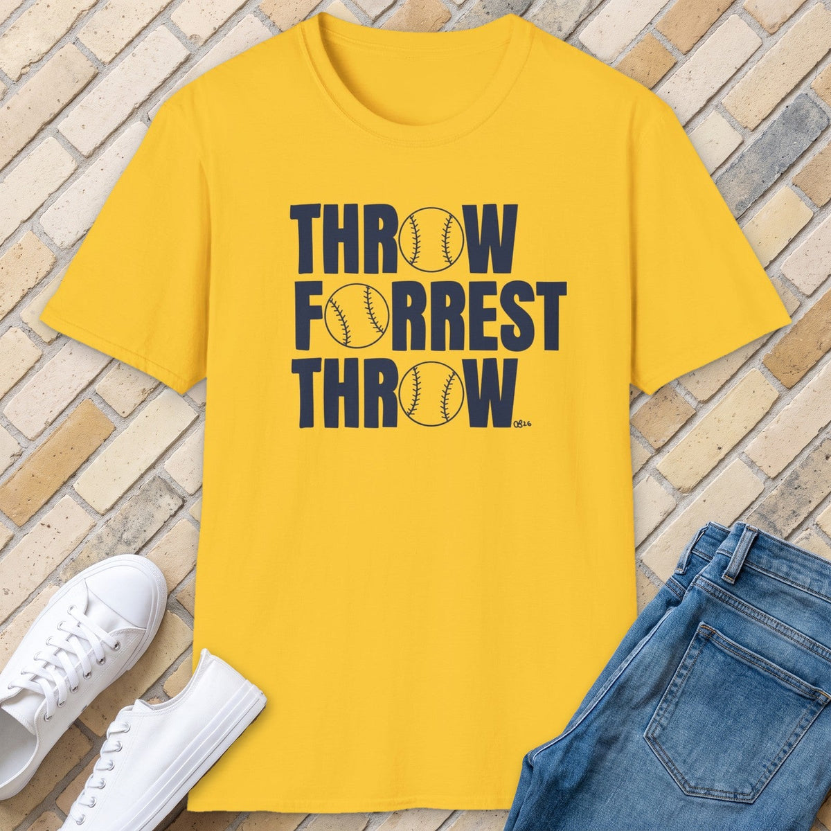 Throw Forrest Throw tee - Daisy - front