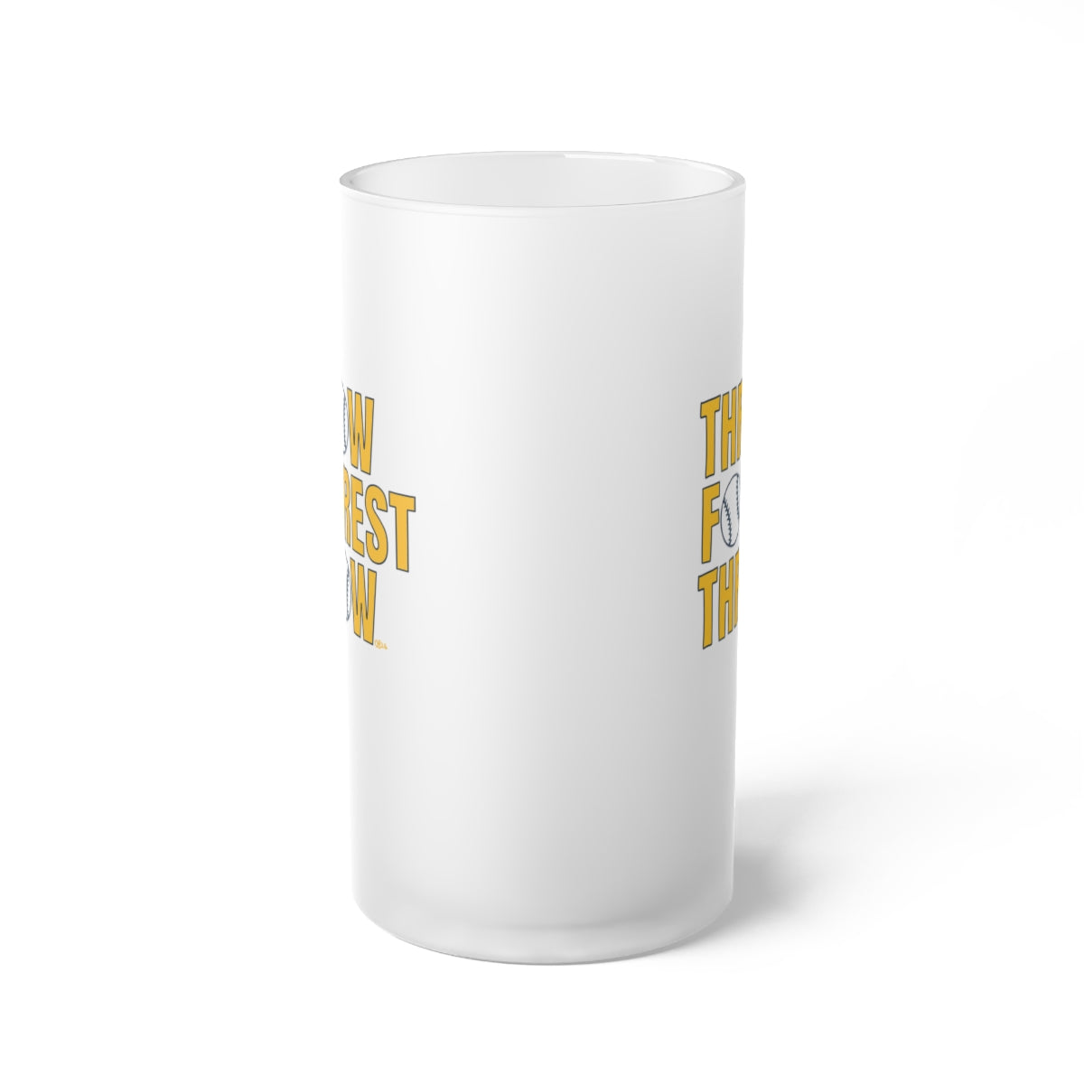 Throw Forrest Throw Frosted Beer Mug - 3