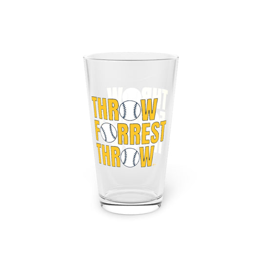 Throw Forrest Throw Pint Glass - 1