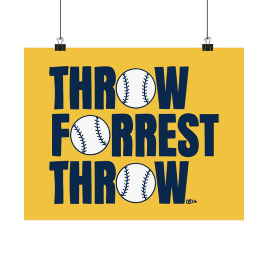 Throw Forrest Throw Print - 1
