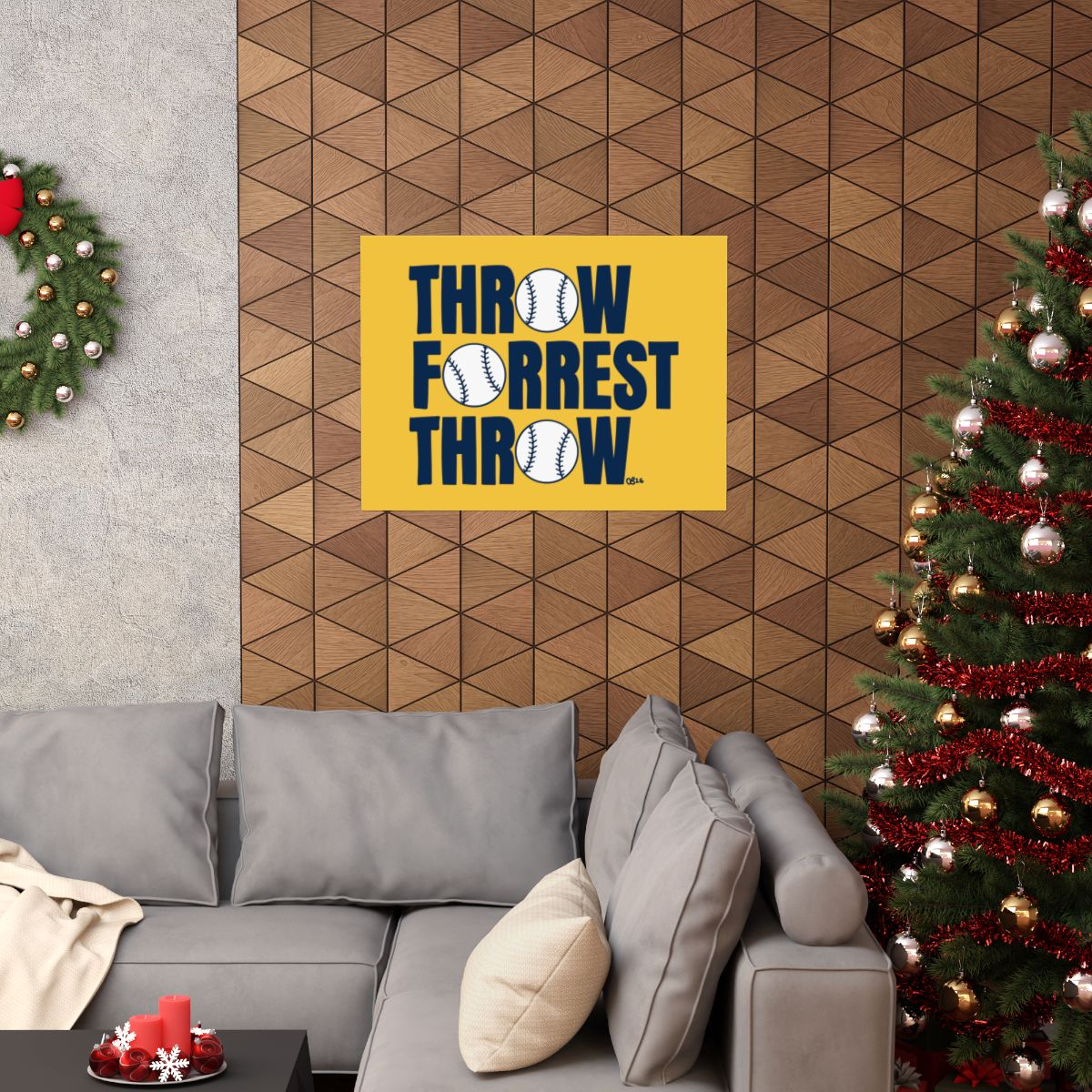 Throw Forrest Throw Print - 12