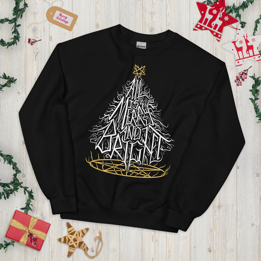 All is Merry and Bright - Heavy Metal Christmas Sweater
