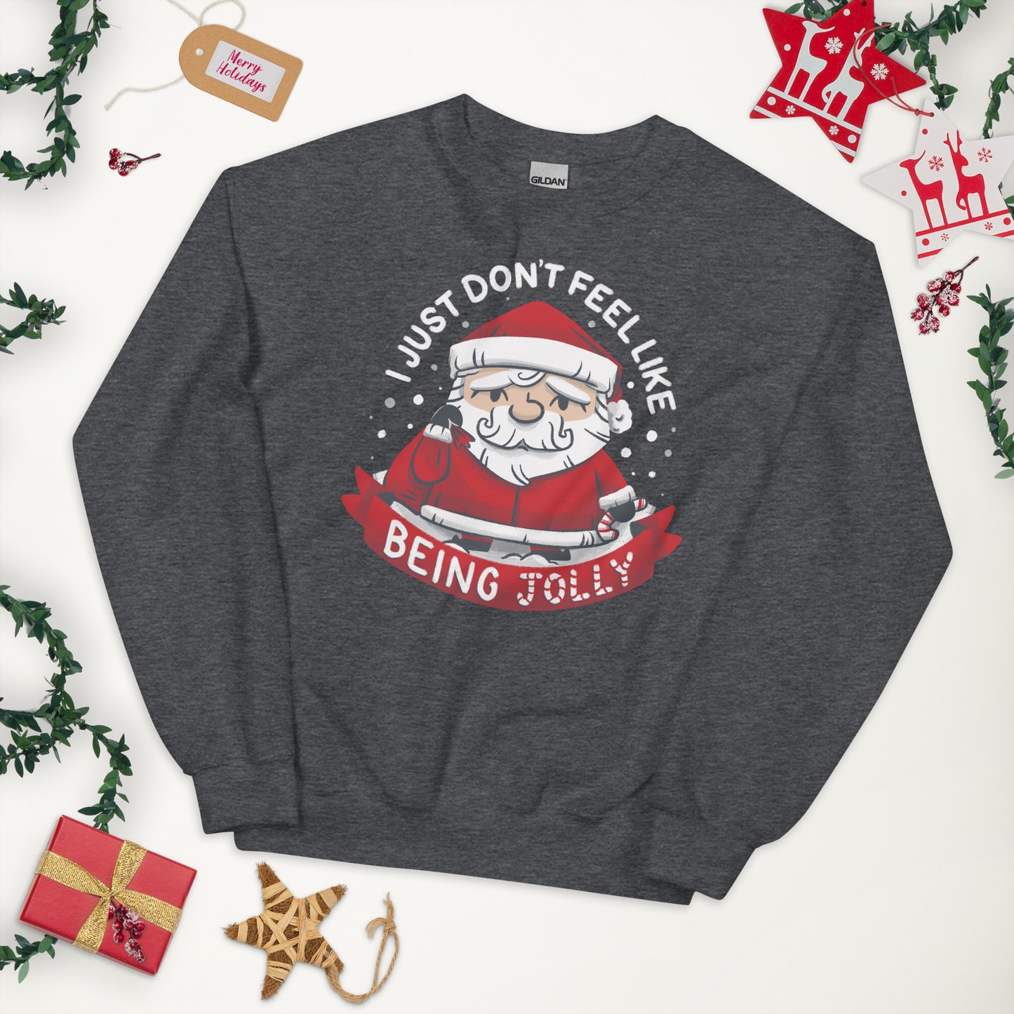 Not So Jolly Old Saint Nick - Funny Christmas Sweater