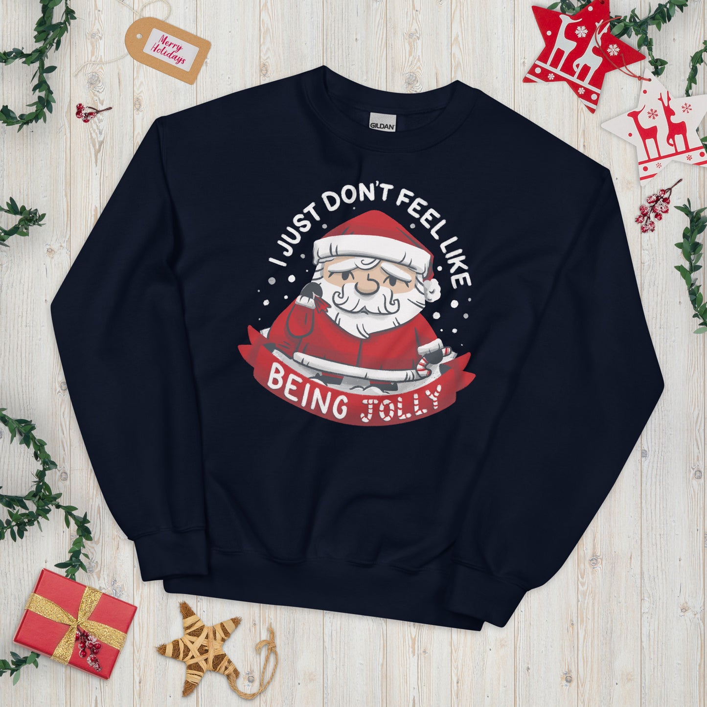 Not So Jolly Old Saint Nick - Funny Christmas Sweater