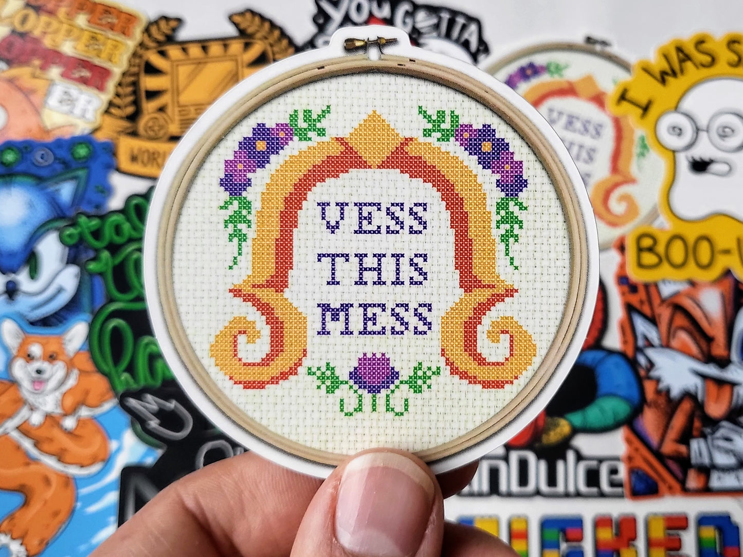 Vess This Mess - Funny Sticker for Magic the Gathering Fans