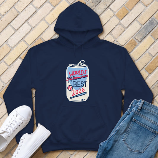 World's Best Hoodie - Navy - front