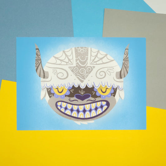 Appa - Avatar the Last Airbender | Sugar Skull Day of the Dead Mashup Art Print