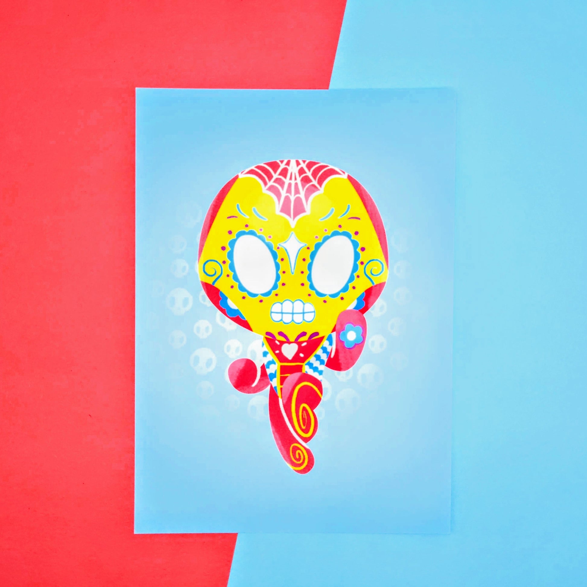 iron man marvel avengers sugar skull inspired print gift
