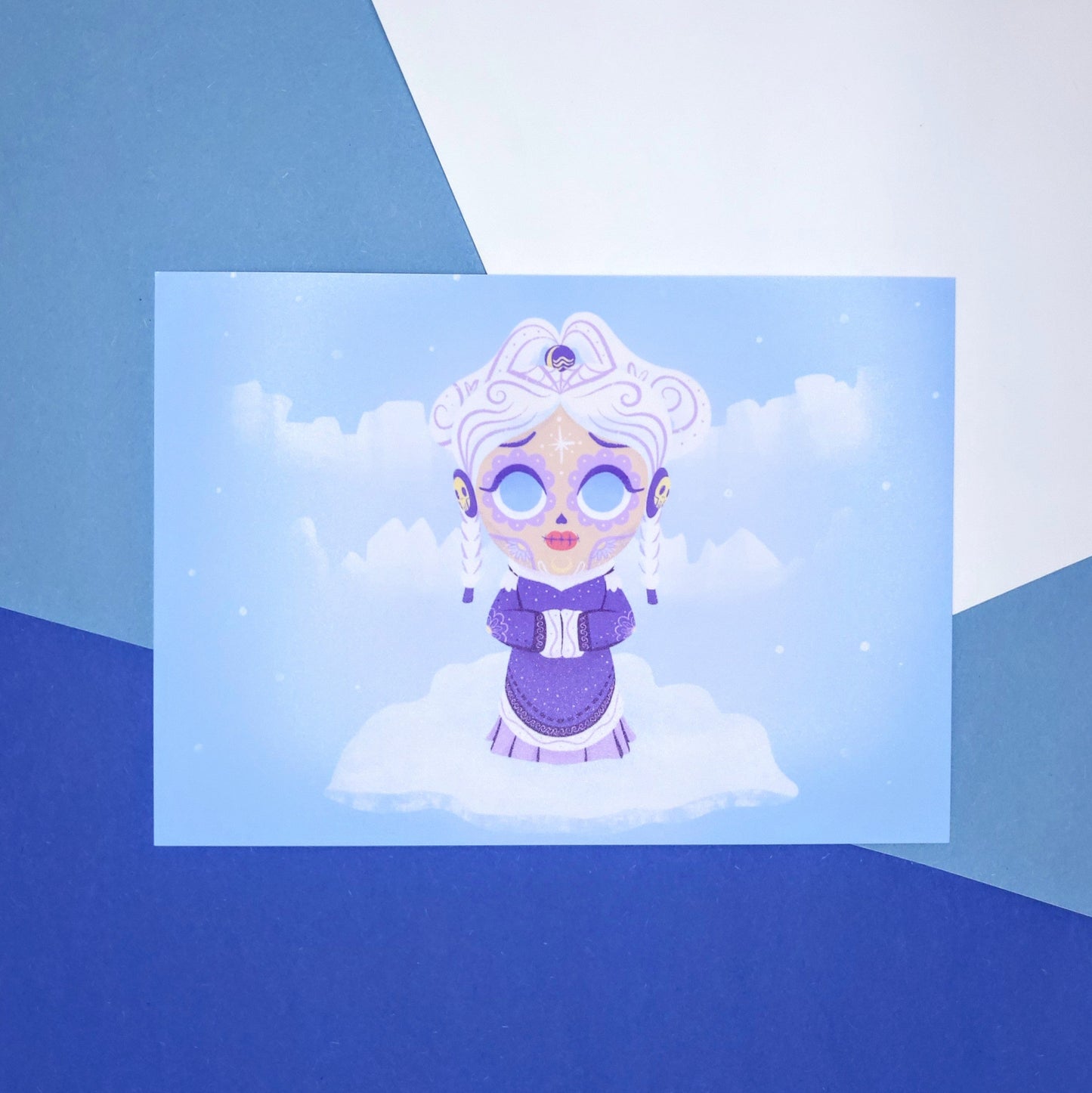 princess yue - avatar the last airbender sugar skull inspired print gift