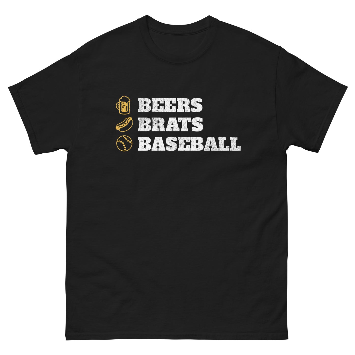 Beers Brats & Baseball Tee