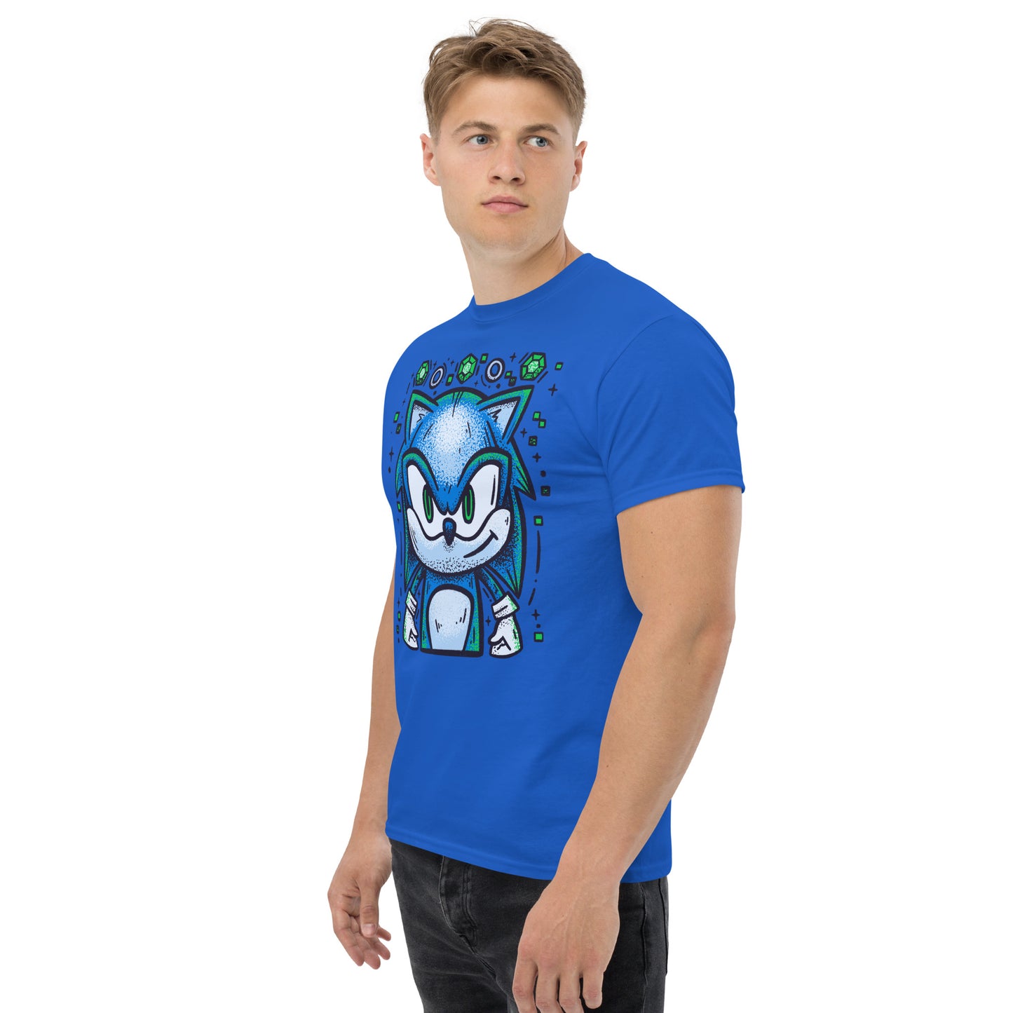 Sonic The Hedgehog Gritty Portrait T-Shirt