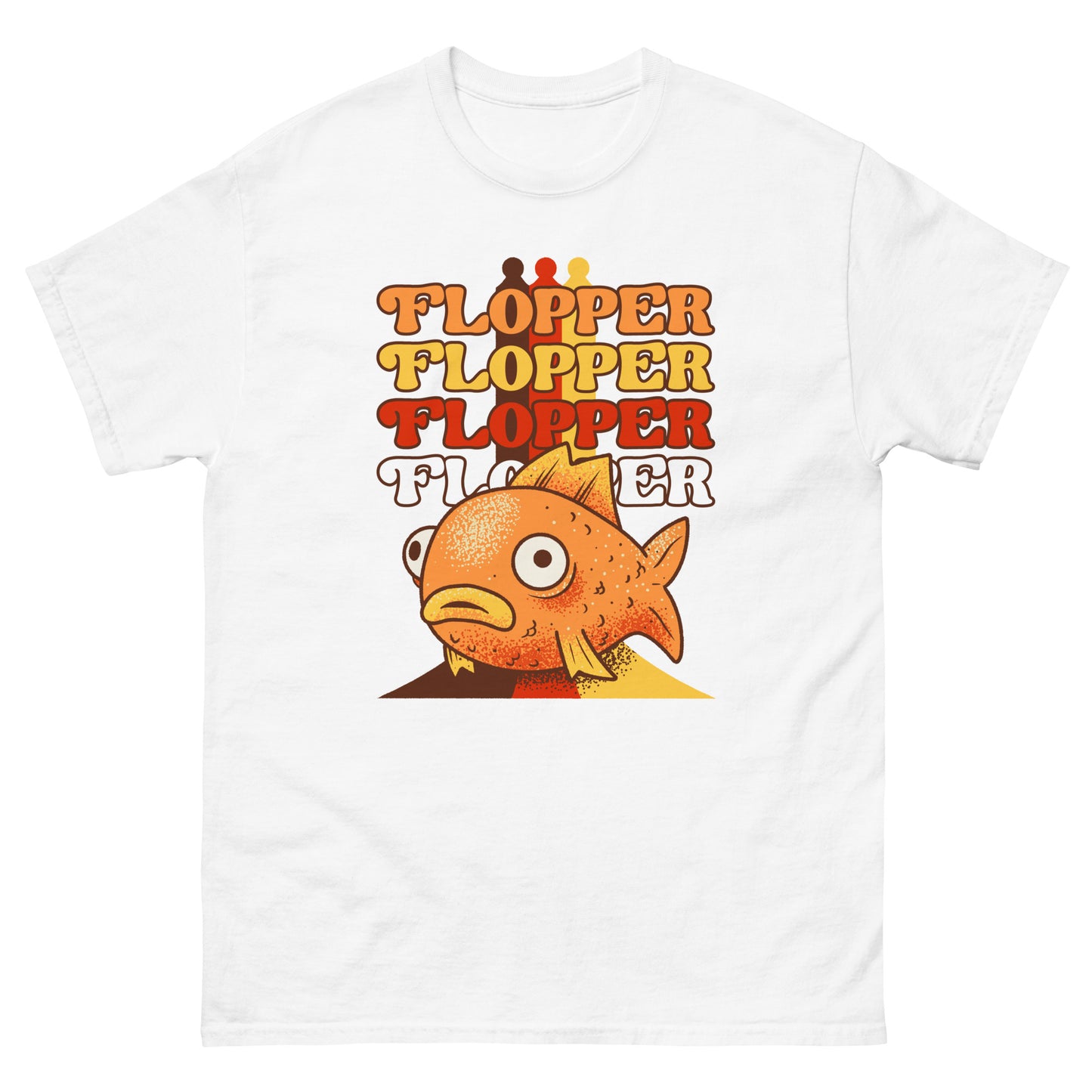 Flopper Flopper Flopper Flopper Funny Pop Culture Whopper and Fortnite T-Shirt