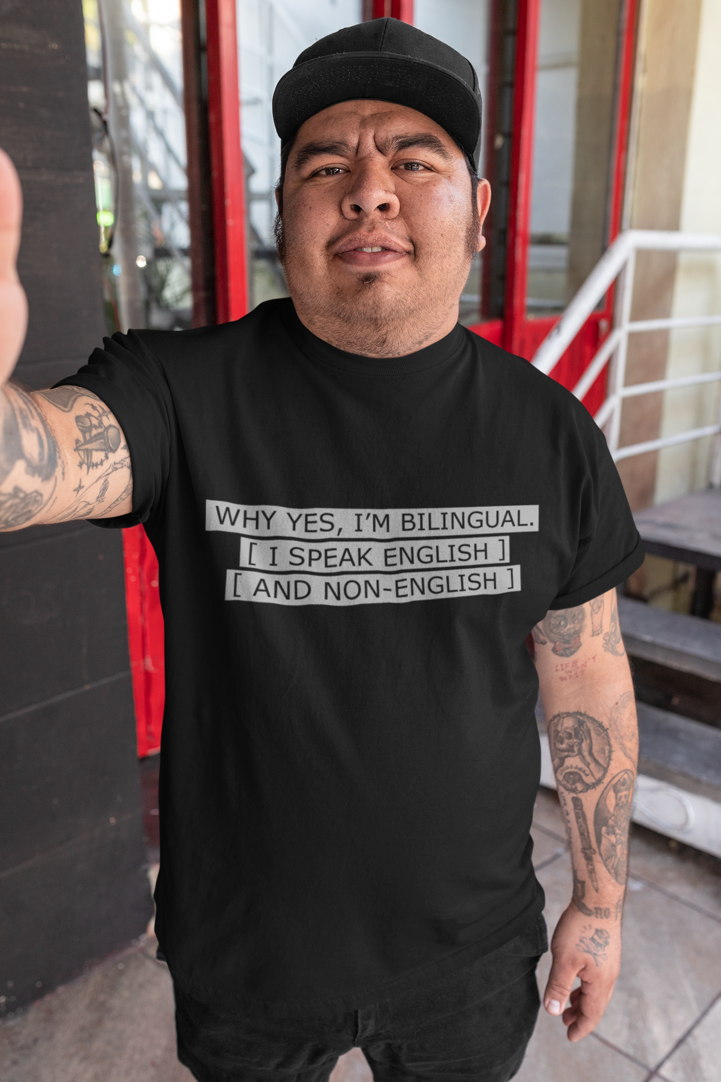 Why Yes, I'm Bilingual - Funny Chicano T-Shirt